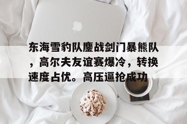 东海雪豹队鏖战剑门暴熊队，高尔夫友谊赛爆冷，转换速度占优。高压逼抢成功-九游(中国)